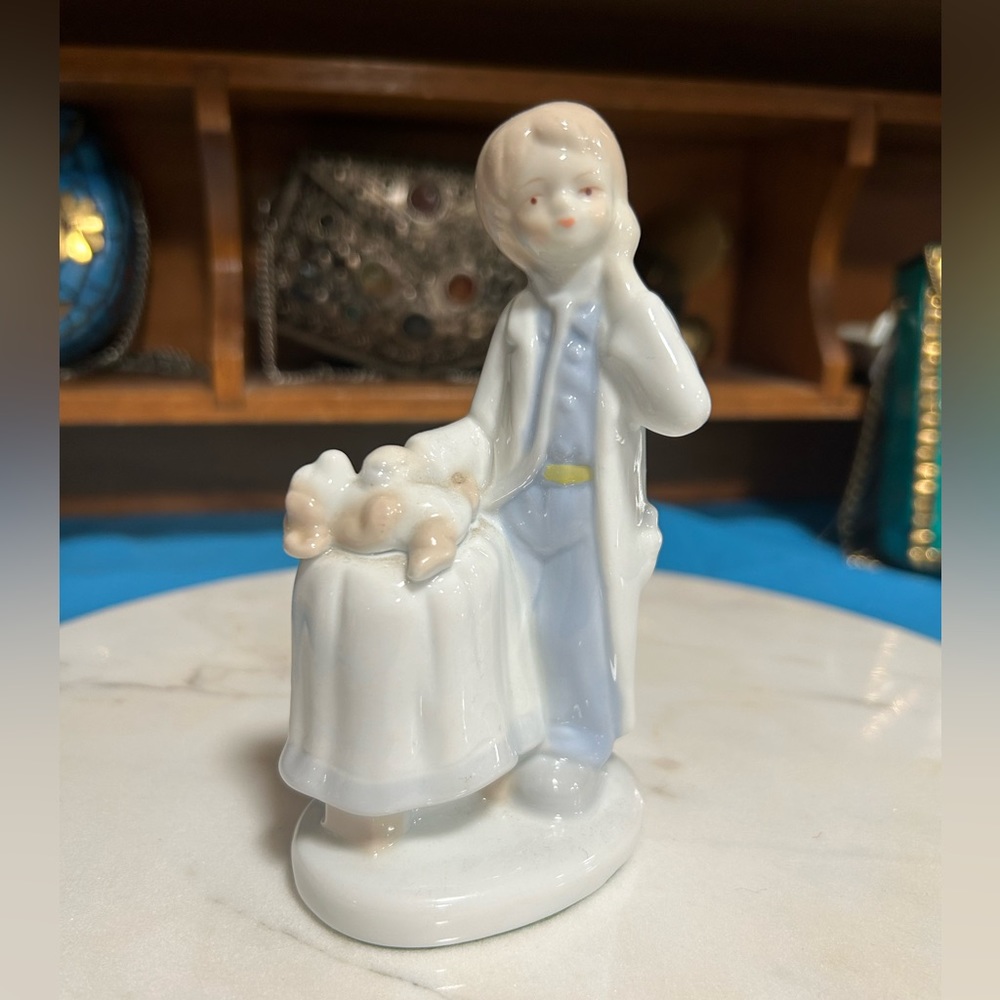 Kay's Collectibles Vintage Boy/ Veterinarian figurine